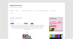 Desktop Screenshot of blog-chaussures.com